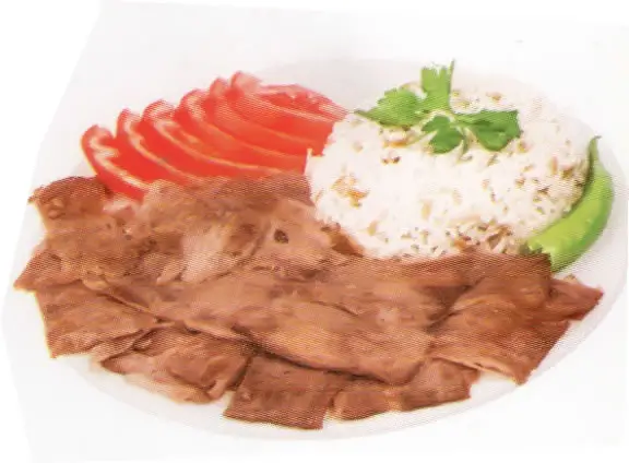 et döner pilavlı